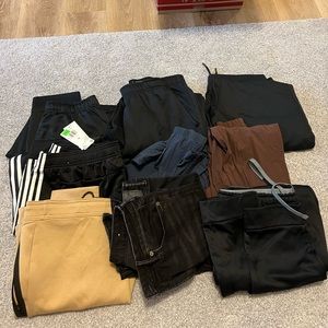 Men’s Pants Bundle. Sweatpants, joggers, jeans